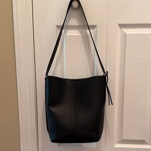 Rachel Zoe Black Pebbled Shoulder Bag